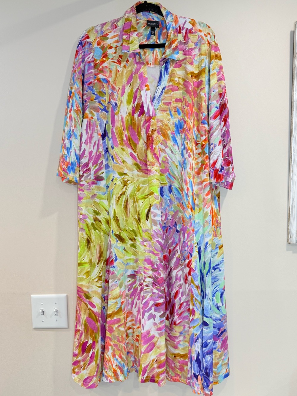 🔥NWOT Ulla Popken Women’s Colorful Dress Size 24/26 🔥 - Picture 1 of 5